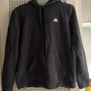 Adidas Solid Black Hoodie